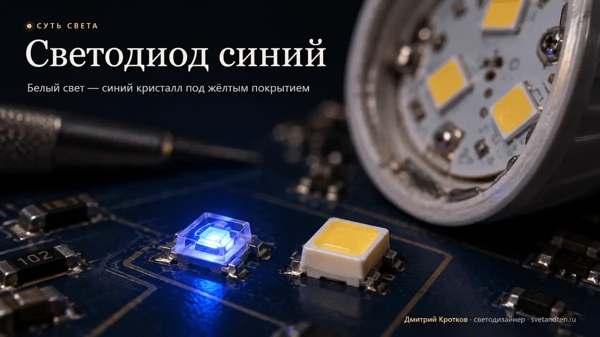Светодиод крупным планом