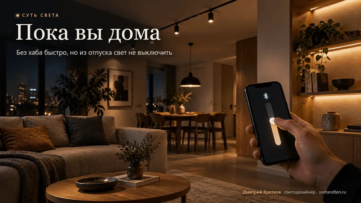 Управление светом с телефона