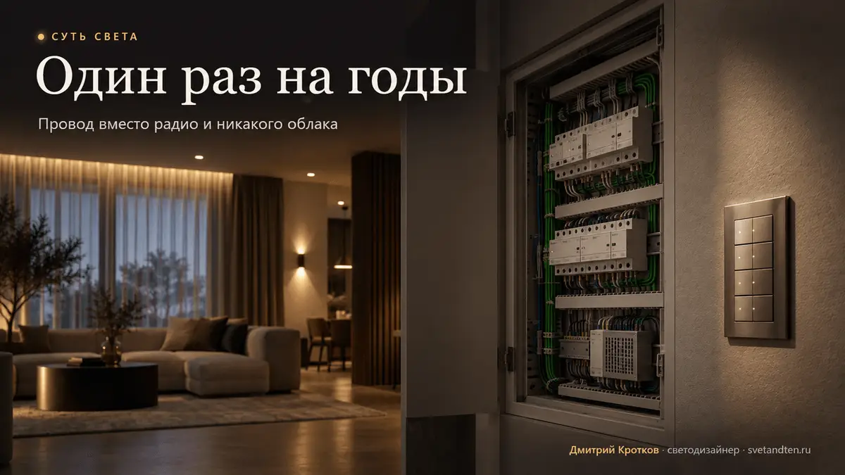 Щит с модулями KNX
