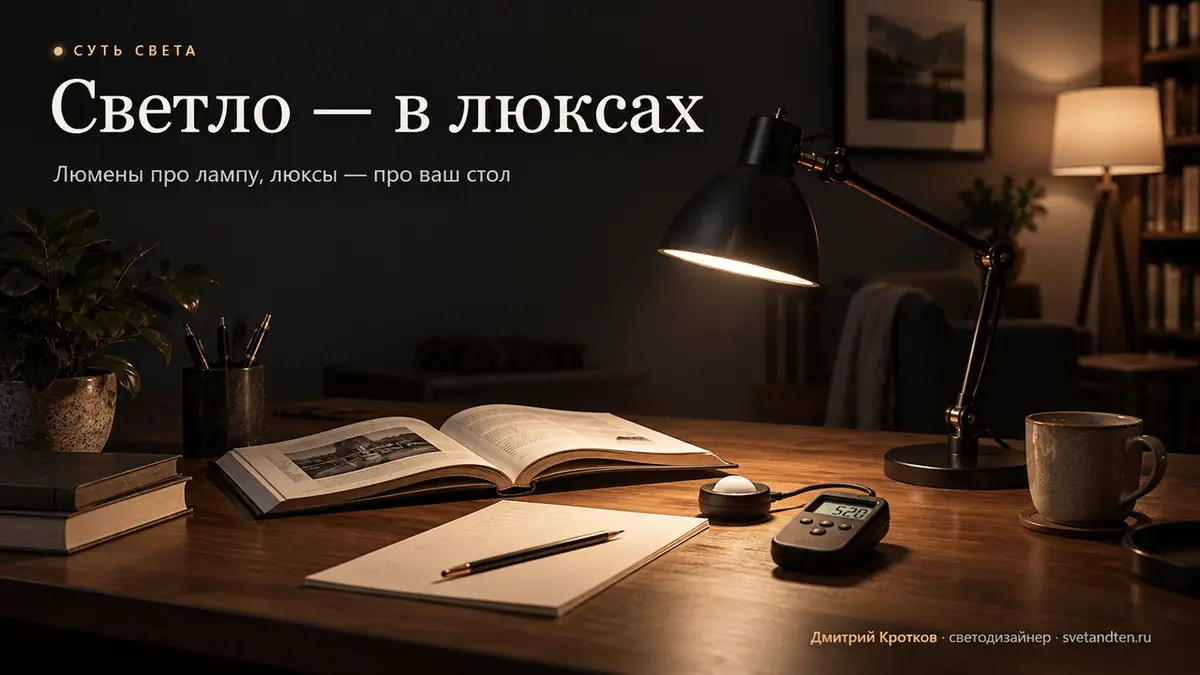 Лампа над рабочим столом
