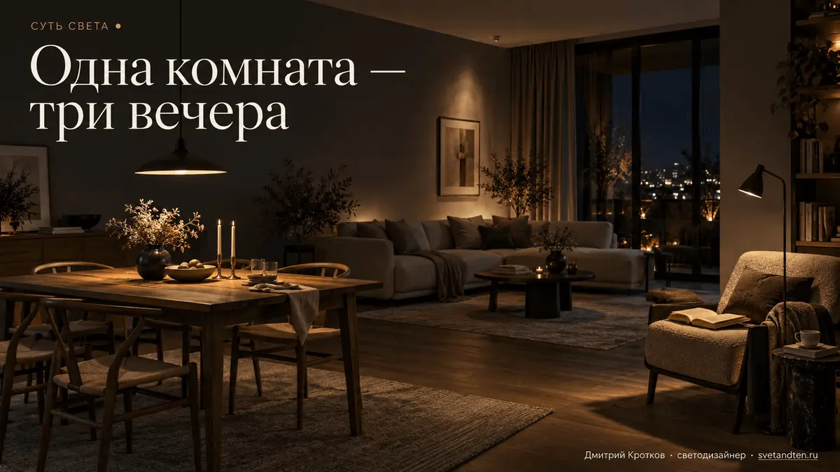 Одна комната — три вечера