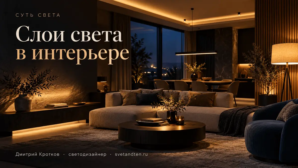 Свет в архитектурном интерьере