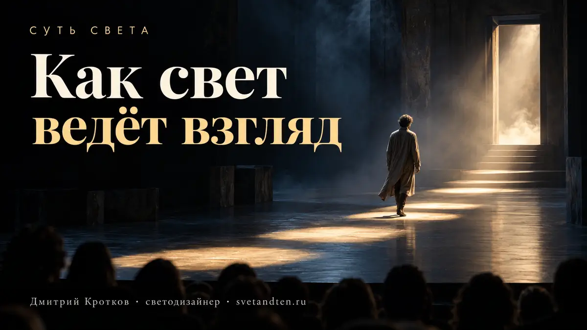 Как свет ведёт зрителя по сцене