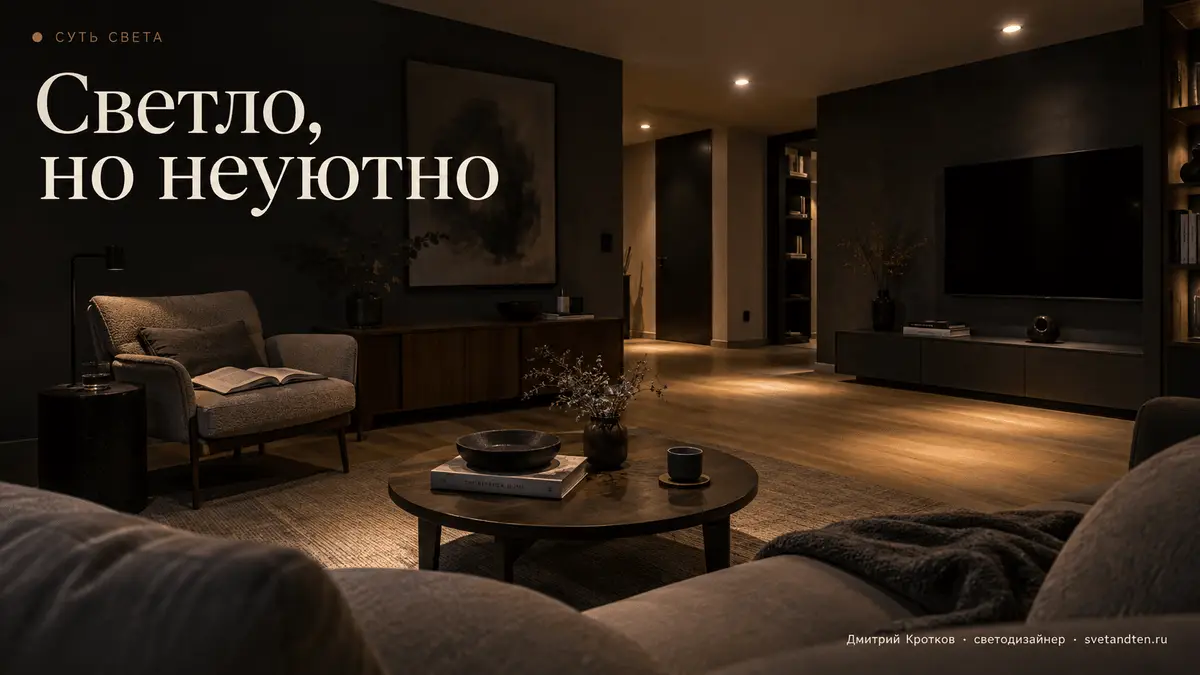 Светло, но неуютно